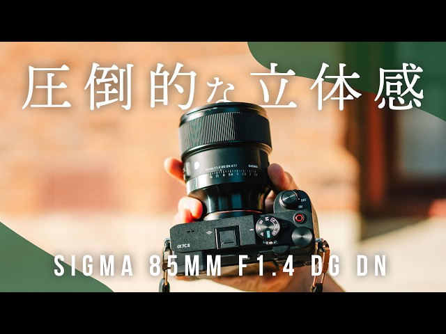 圧倒的立体感。日常をドラマに切り取るレンズ SIGMA 85mm F1.4 DG DNに
