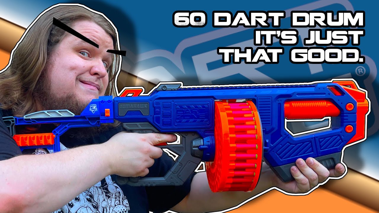 Dart Zone Tomahawk 60: The Last NERF Blaster You'll Ever Need?! 60