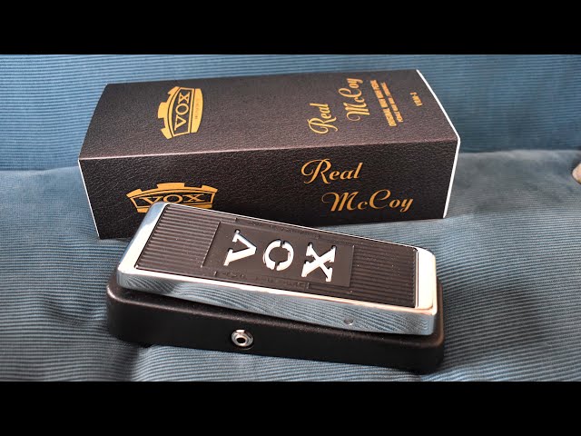 VOX Real Mccoy Wah VRM-1 良い！ - YouTube