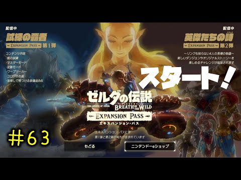 実況】ゼルダの伝説 ブレス オブ ザ ワイルド #63 「追加コンテンツ