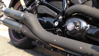 スリップオン VRSC(V-ROT) マフラー音│HARLEY SOUND