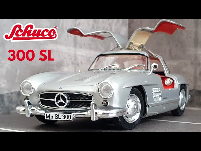 REVIEW: Schuco 1:18 Mercedes-Benz 300 SL Gullwing - Silver / Red