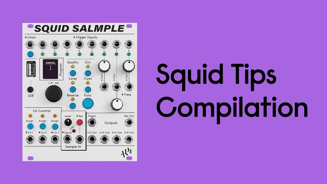 SQUID SALMPLE Tips Compilation - ALM022 - YouTube