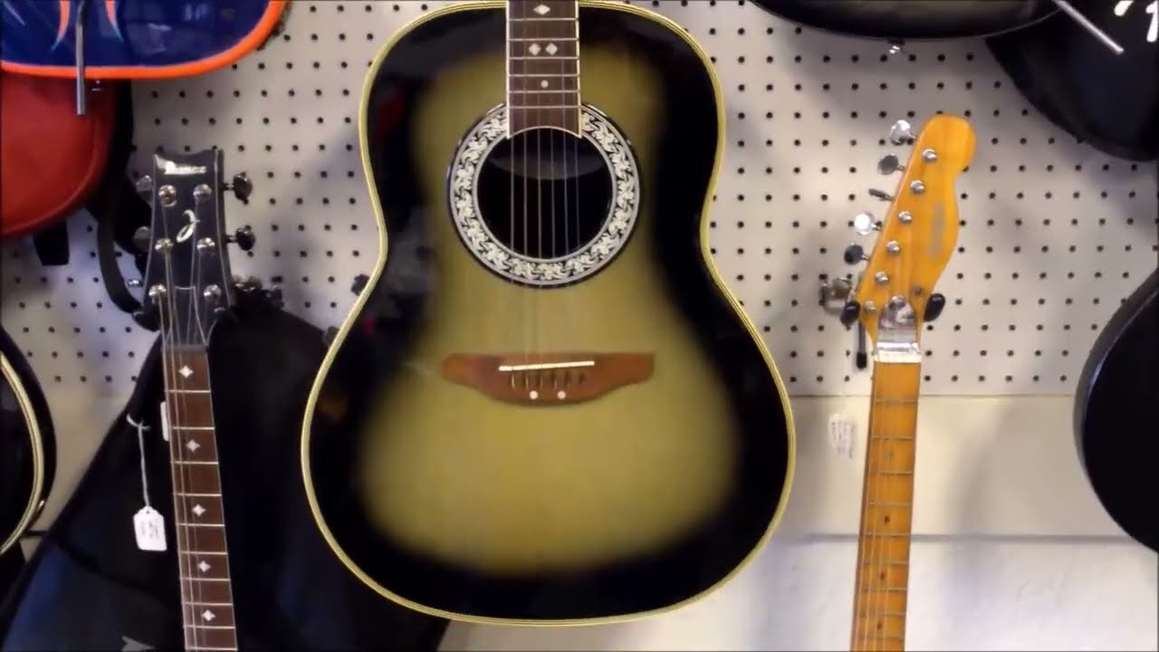 Ovation Celebrity CC67 Acoustic Electric Guitar Raw - YouTube