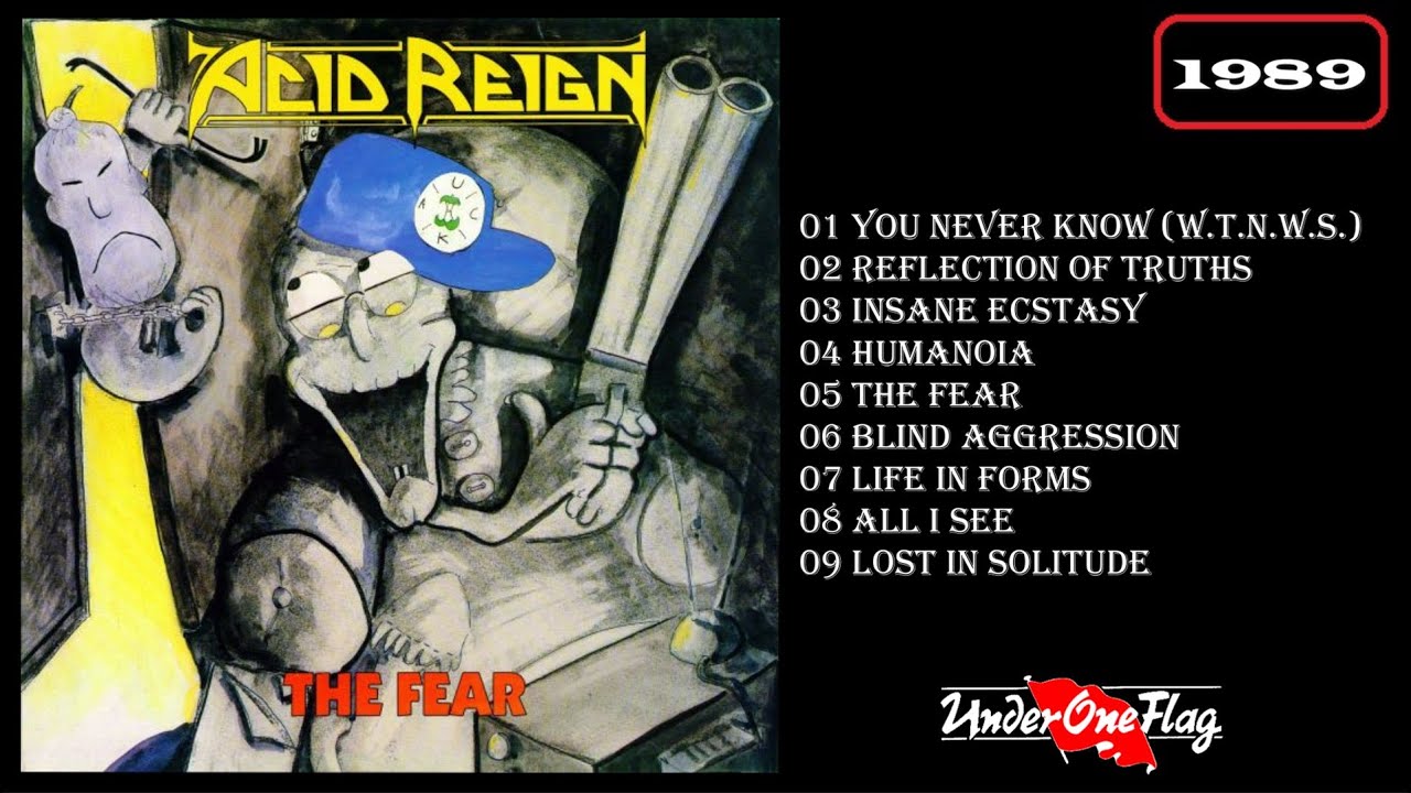 Acid Reign - The Fear (1989) Full Album, UK Thrash Metal, Under