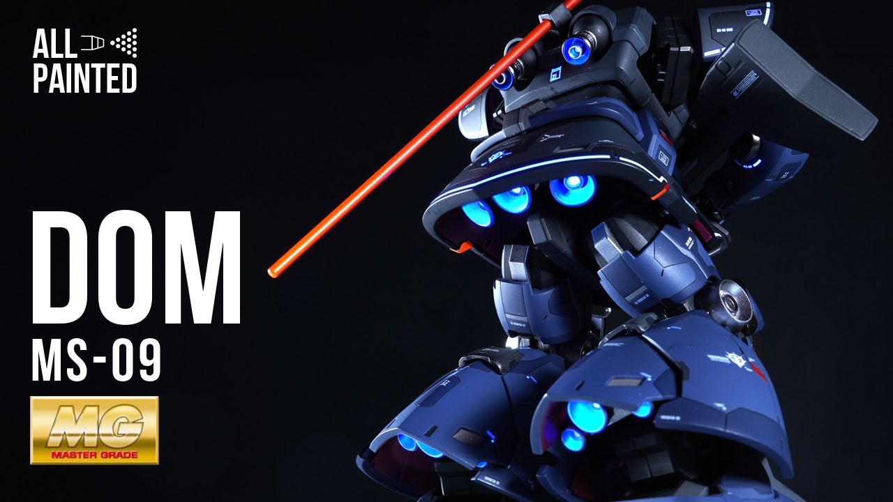 014【ガンプラ全塗装】MG DOM（ドム） - YouTube