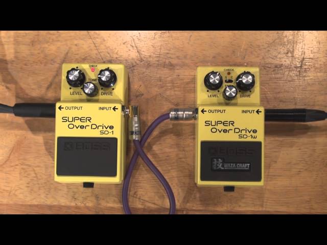 池部楽器店】BOSS SD-1W [SUPER OverDrive 技 Waza Craft Series