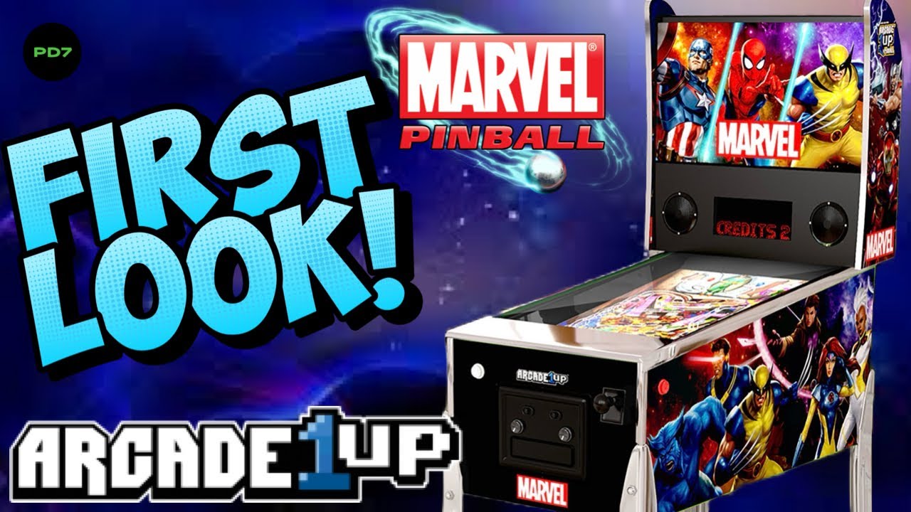 Arcade1up Marvel Pinball - Unboxing & First Impressions - YouTube