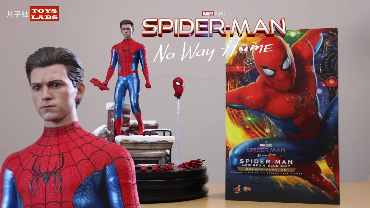 New red & blue suit - Hot Toys MMS680 Spider Man No Way Home 蜘蛛