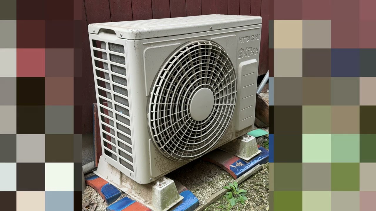 日立】白くまくん 室外機 動作音 - YouTube