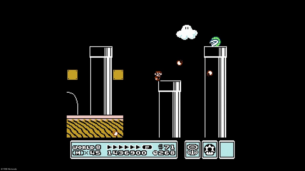 SUPER MARIO BROS. 3】 WORLD 8-1 - YouTube