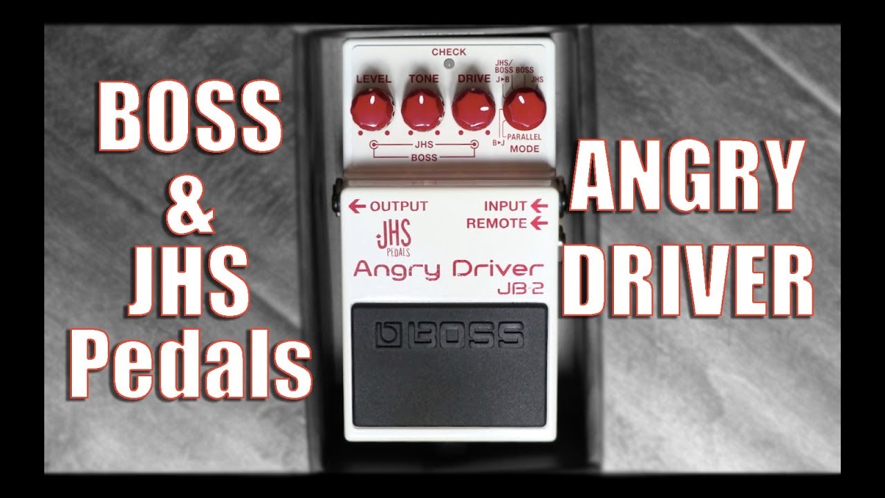 BOSS and JHS Pedals JB-2 ANGRY DRIVER Dual Overdrive Pedal Demo