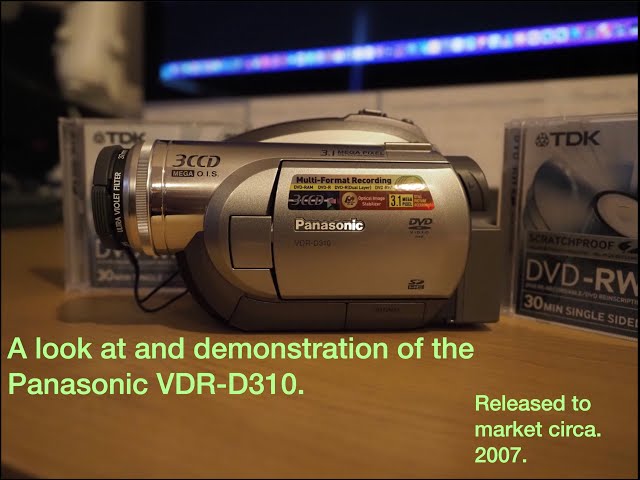 Panasonic VDR D310: DVD Video Camera - YouTube