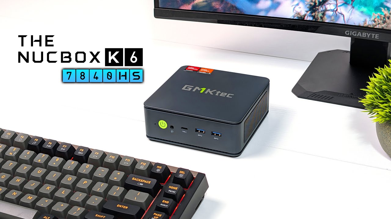 The All New GMKtec NucBox K6 Has a Crazy Fast Ryzen 7840HS APU