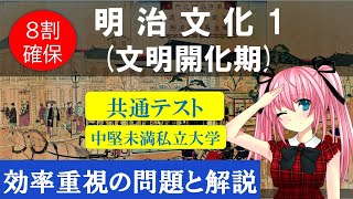 共通テスト／標準私大用日本史 明治文化(文明開化期)〈サクナビクス