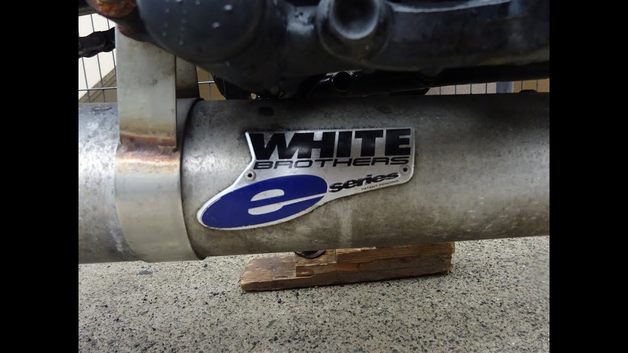 ホワイトブロス製 FTR223 MC34 フルエキダウンマフラー ホンダスパトラ