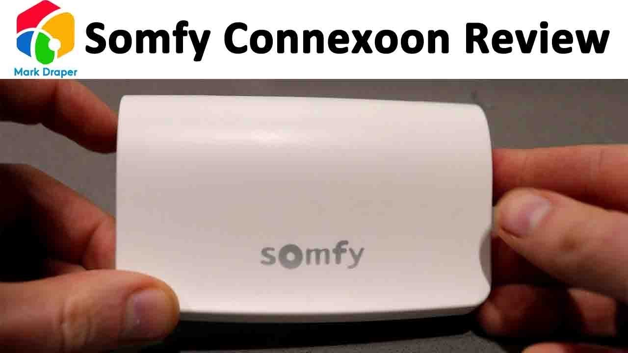 Somfy Connexoon motorised window controller review - YouTube