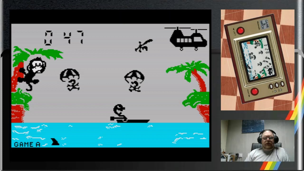 Talking Nintendo Game And Watch on the ZX Spectrum (Parachute