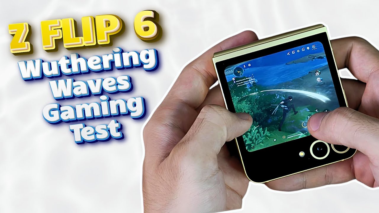 Samsung Z Flip 6 Wuthering Waves Gaming test | Snapdragon 8 Gen 3