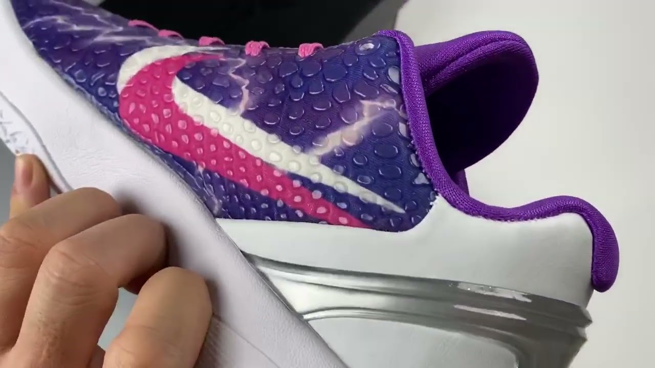 Nike Kobe 6 Purple Pink White Silver - YouTube