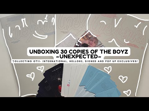 Unboxing 30 Copies of The Boyz 3rd Album 
