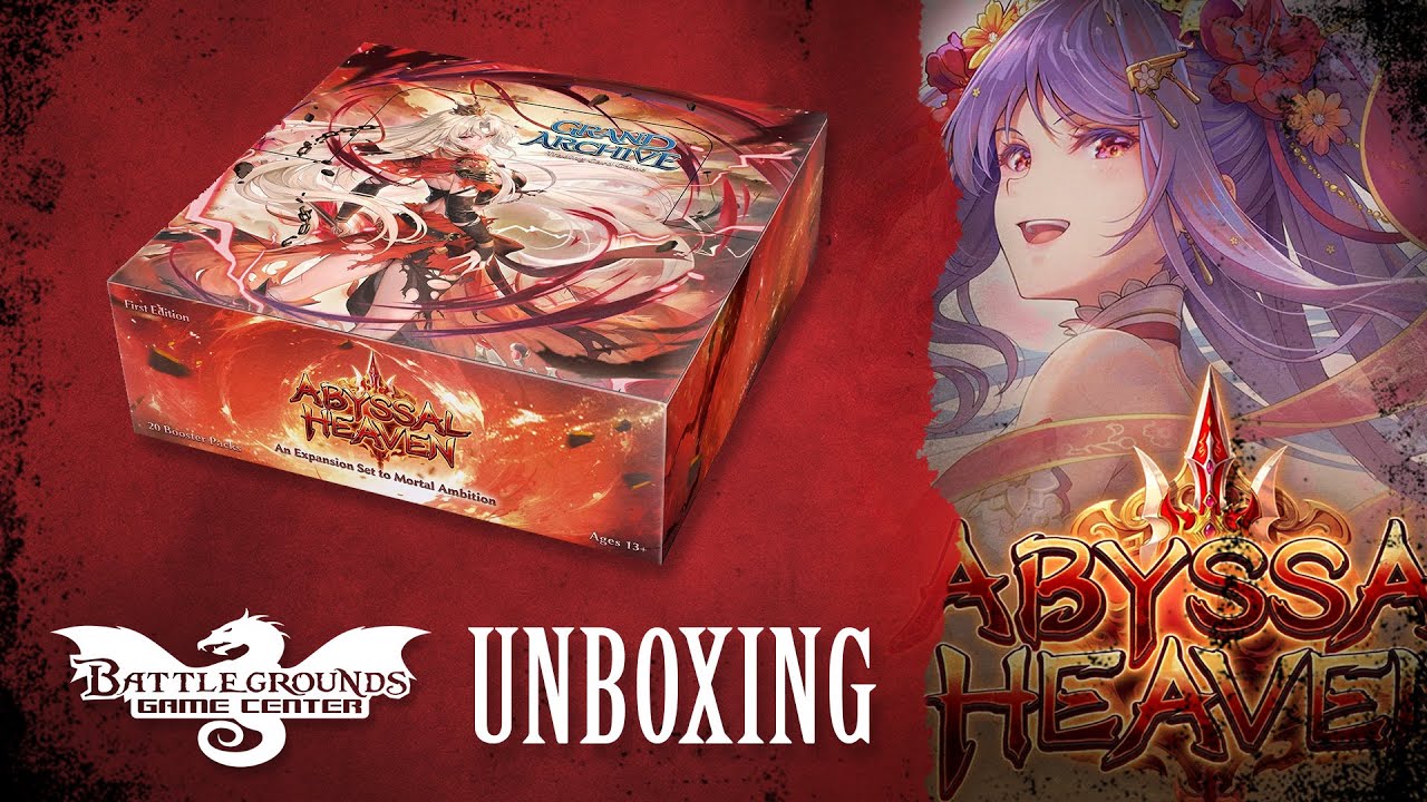 Grand Archive: Abyssal Heaven Booster Box - Unboxing - YouTube