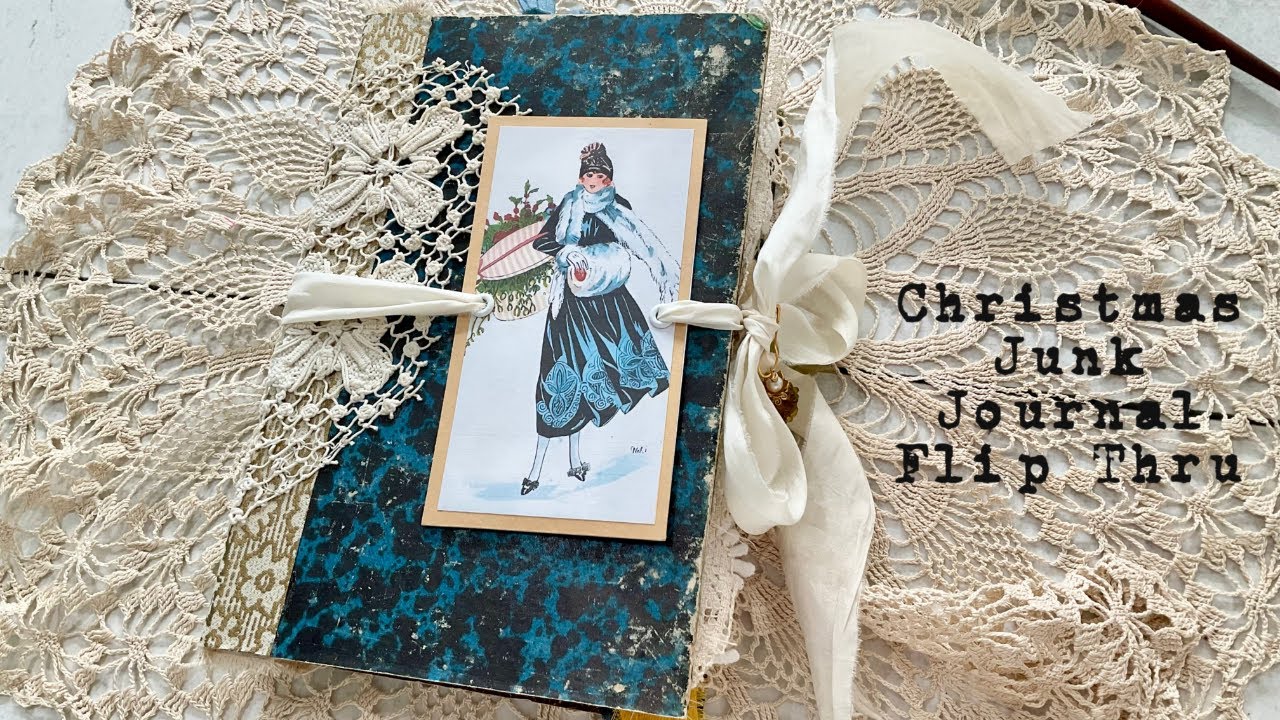 Christmas Junk Journal Flip Through - YouTube