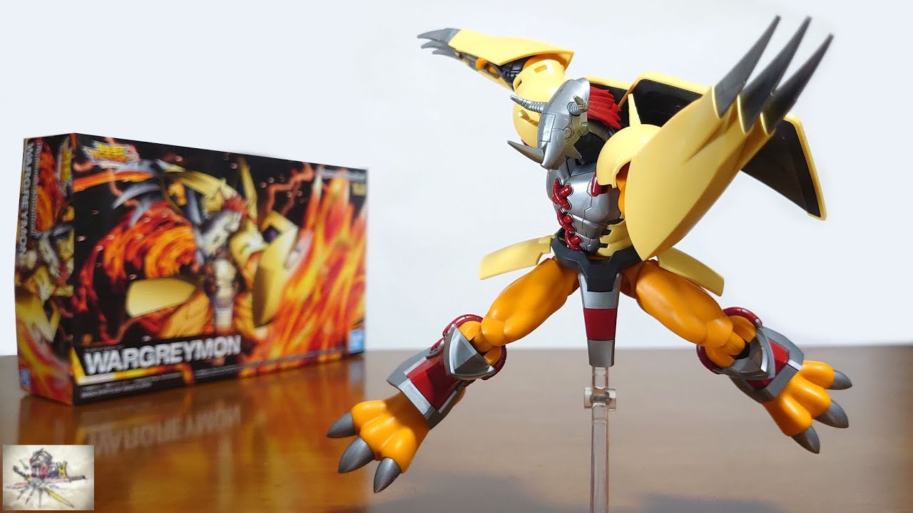 WarGreymon appears in Figure-rise Standard in a form based on the