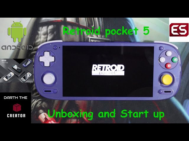 Retroid Pocket 5 unboxing and Start up #handheld #retroidpocket5