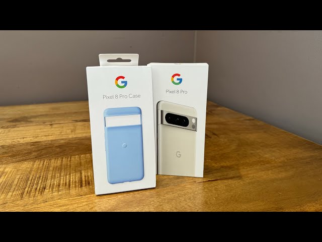 Google Pixel 8 Pro Official Blue Case - YouTube
