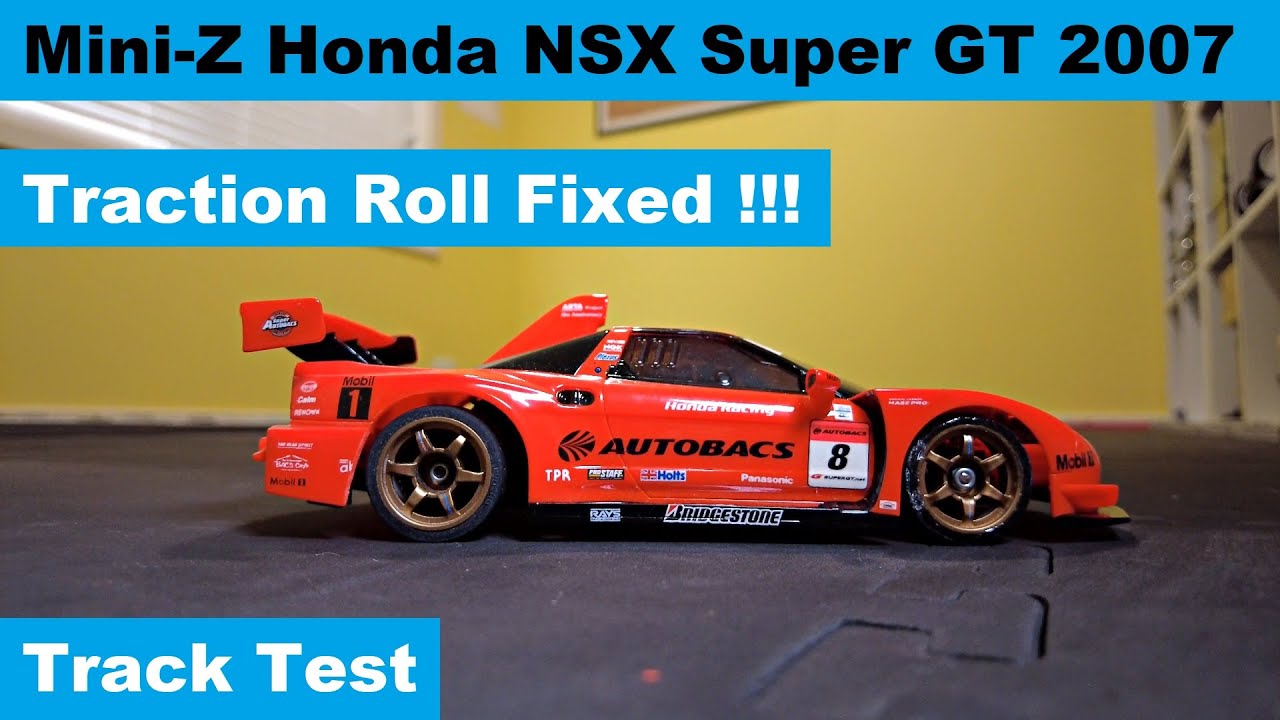Kyosho Mini-Z Honda NSX ARTA Super GT 2007 - Traction Roll Fixed