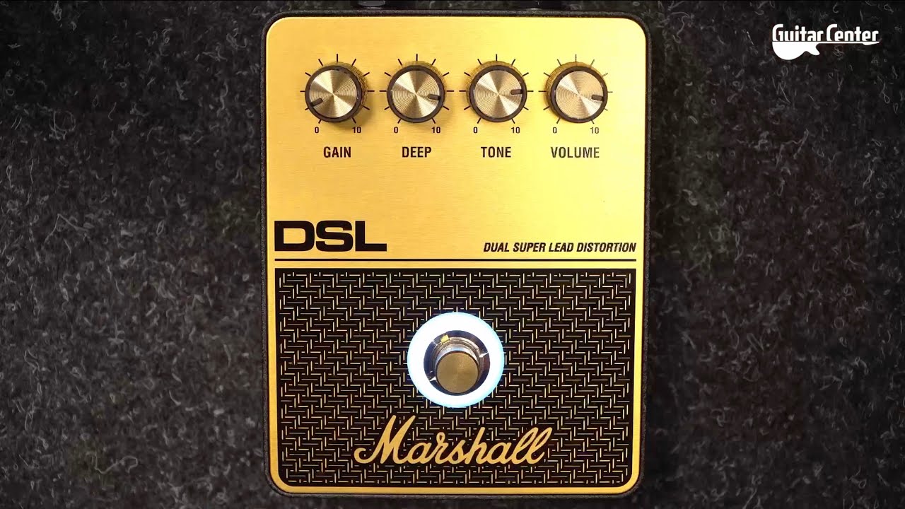 Marshall DSL Overdrive Pedal | TV Guitar Center - YouTube