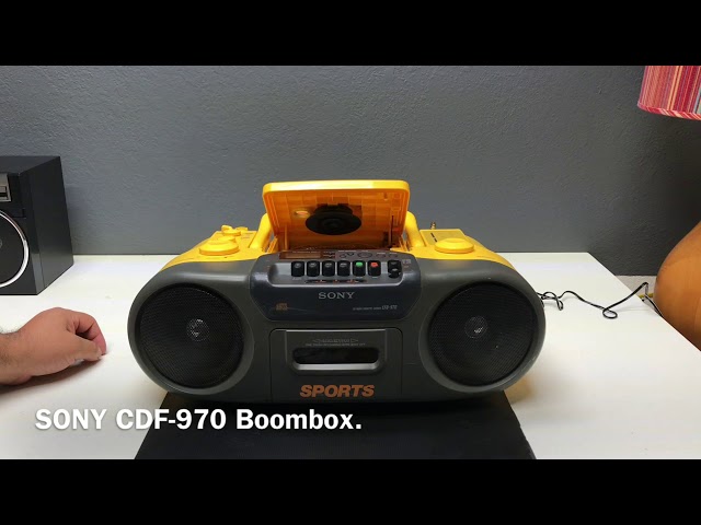 SONY CFD -970 Boombox DEMO - YouTube