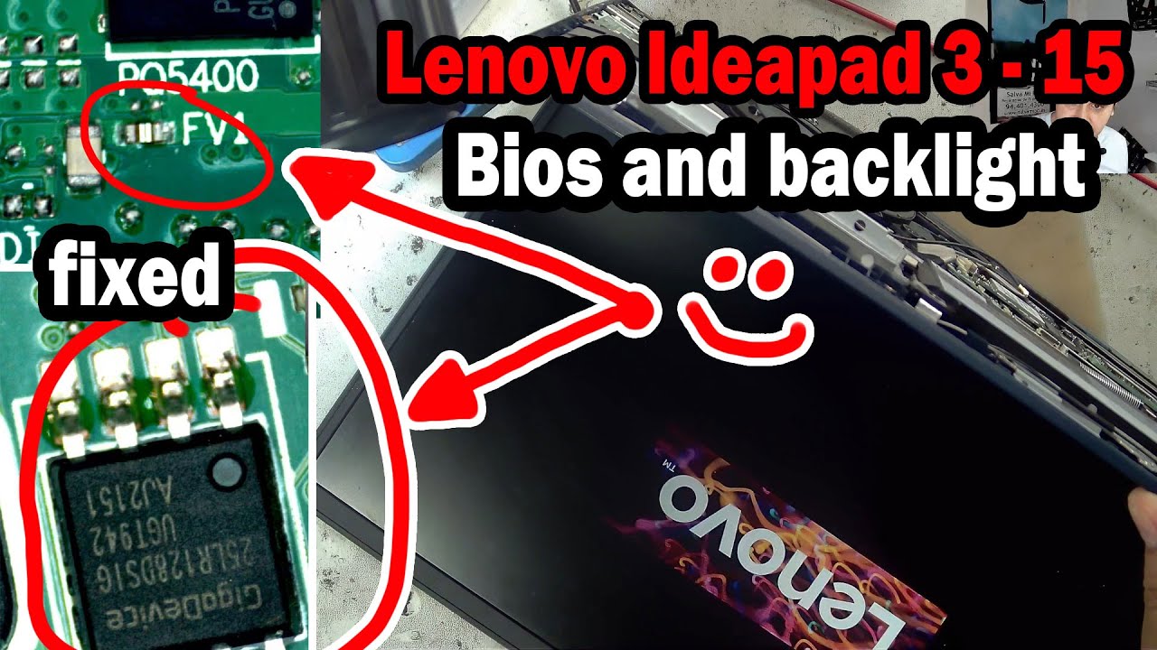 Fixing Lenovo IdeaPad 3 with BIOS & Backlight Issues – ESC/Caps