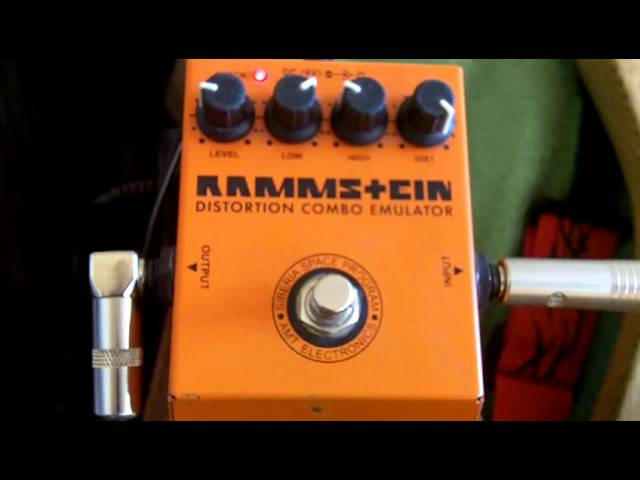 Педаль эффектов для гитары amt rammstein #вп - YouTube