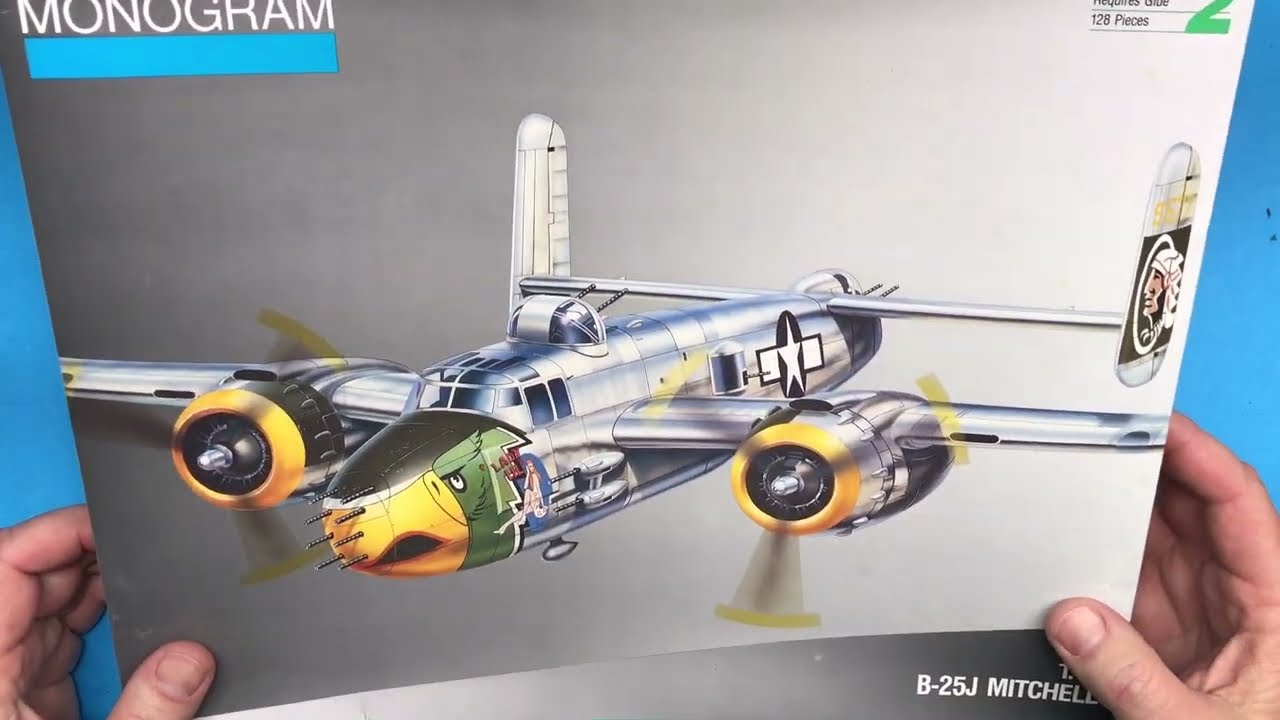 Monogram 1/48 B-25J, Part 1 Intro - YouTube