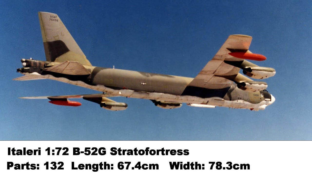 Large Scale! Italeri 1:72 B-52G Stratofortress Kit Review - YouTube