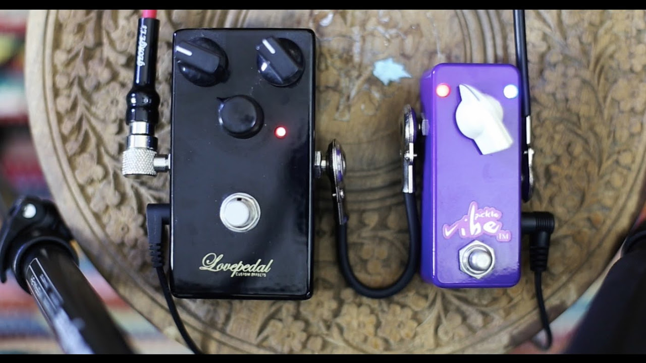 Lovepedal Vibe ギターエフェクター Lovepedal Magicboy Vibe - YouTube