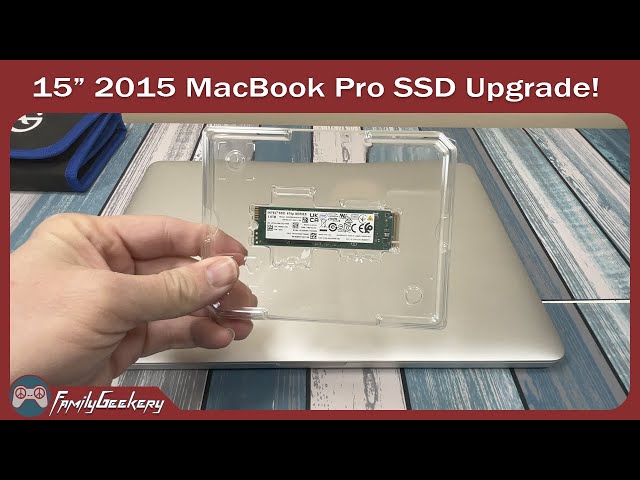 How to Upgrade the SSD in a 2015 MacBook Pro 15