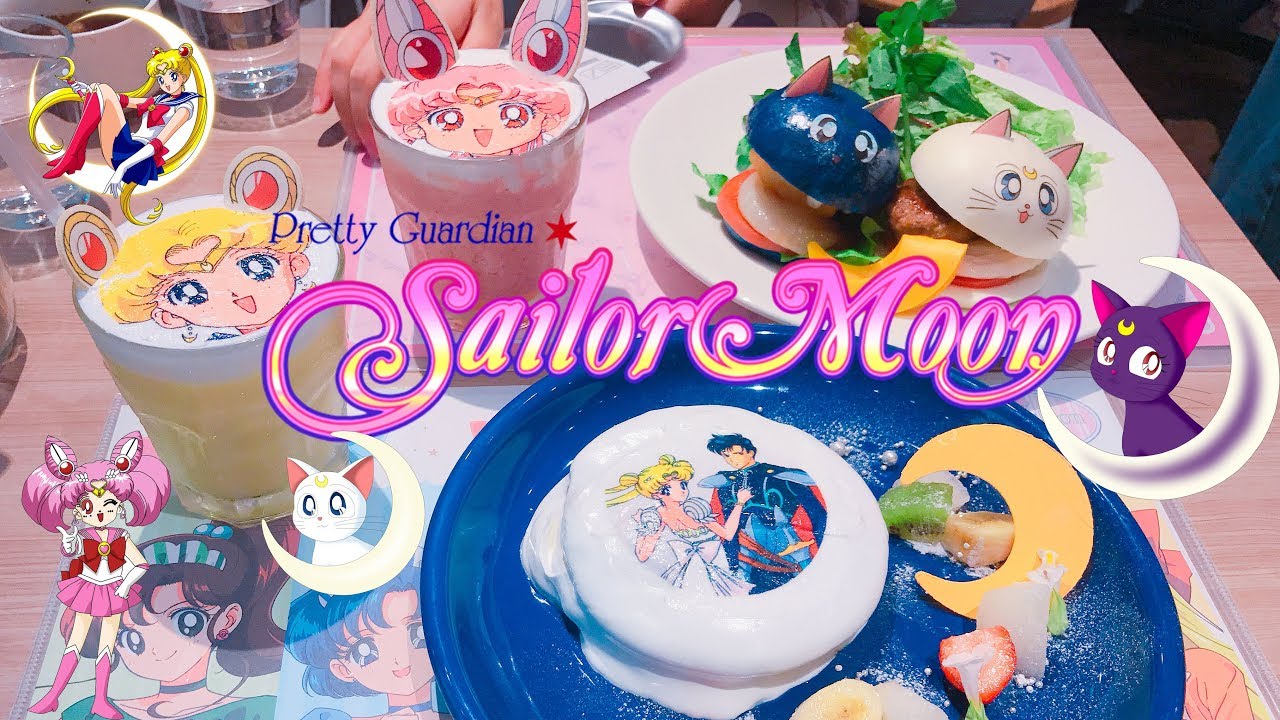 Sailor Moon Cafe (Limited) セーラームーンカフェ「限定」 - YouTube
