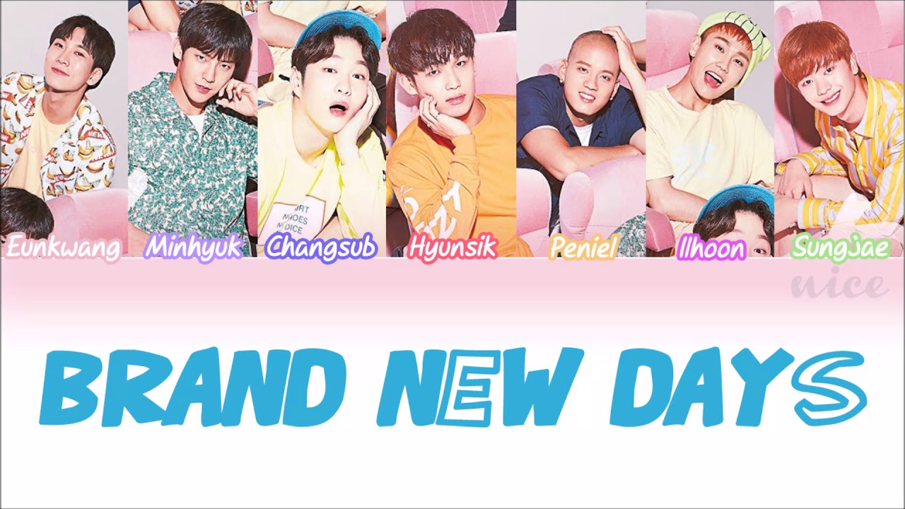 BTOB (비투비) - BRAND NEW DAYS ～どんな未来を～ Lyrics (Color