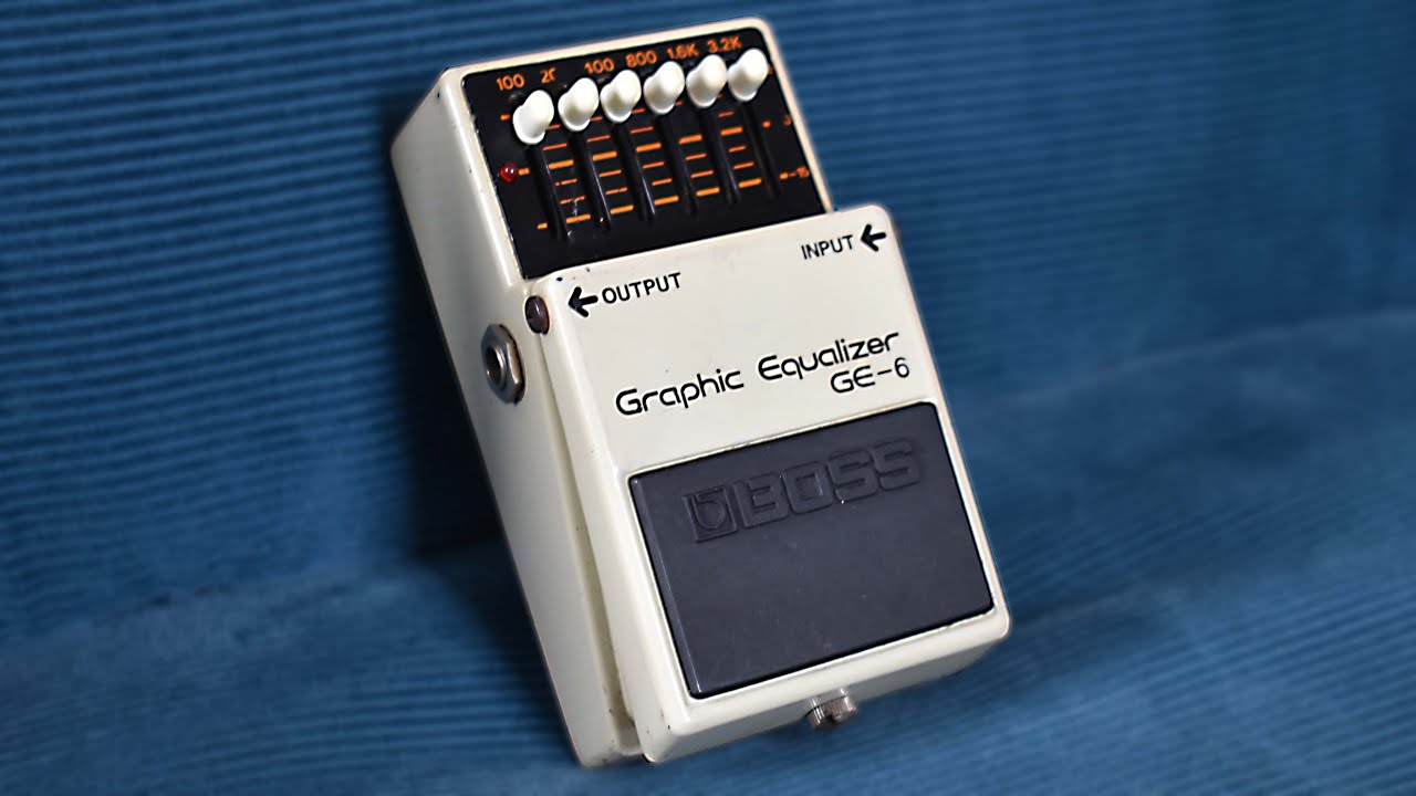 BOSS GE-6 いい歪み！(VINTAGE TS-9?) - YouTube