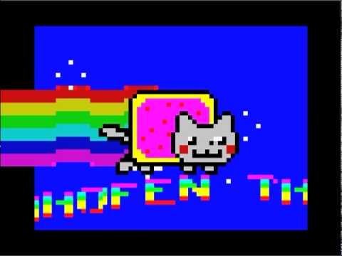 Nyancat on ZX Spectrum - YouTube