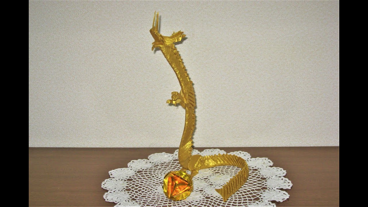 龍（昇り龍）⑥【折り紙アート】～ドラゴンボールを作ってみた