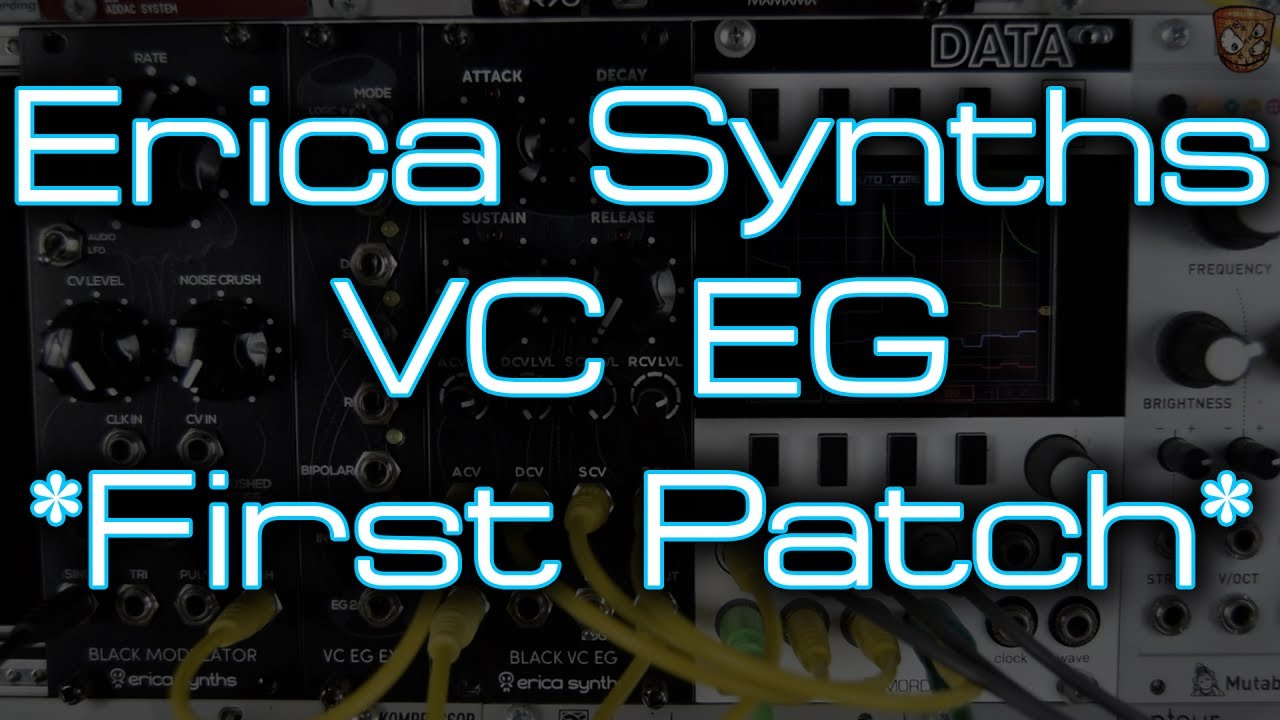 Erica Synths - Black VC EG *First Patch* - YouTube