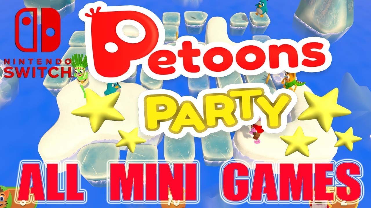 Petoons Party - All Mini Games Nintendo Switch - YouTube