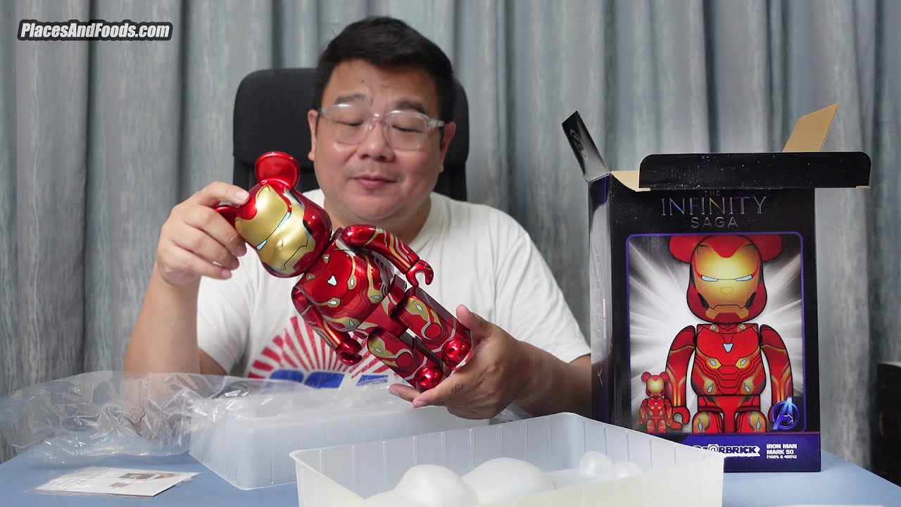 Bearbrick Iron Man Mark 50 Medicom Exhibition 2022 Exclusive