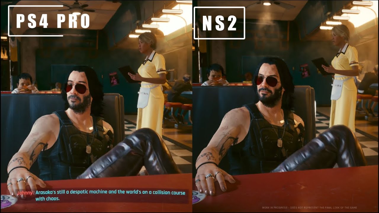 Cyberpunk 2077 Nintendo SWITCH 2 vs PS4 PRO - YouTube