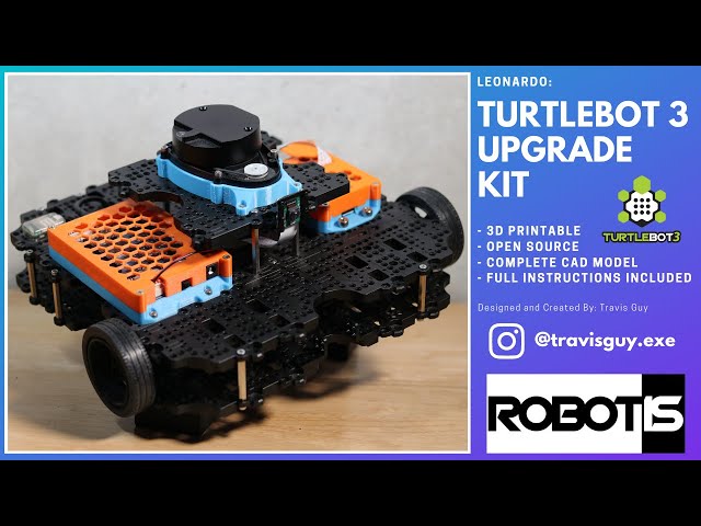 Turtlebot3 Waffle Pi MOD: LEONARDO Upgrade Kit - Assembly