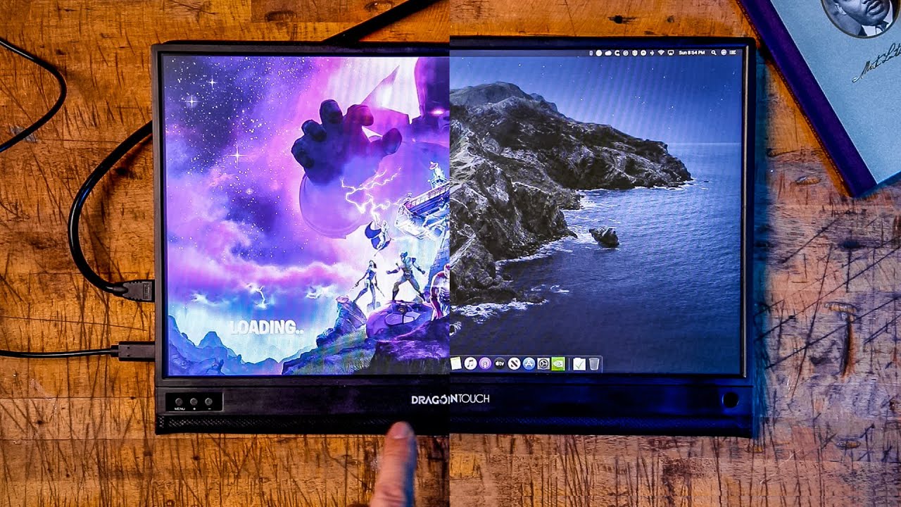 Portable gaming must have! Dragon Touch S1- Potable Monitor - YouTube